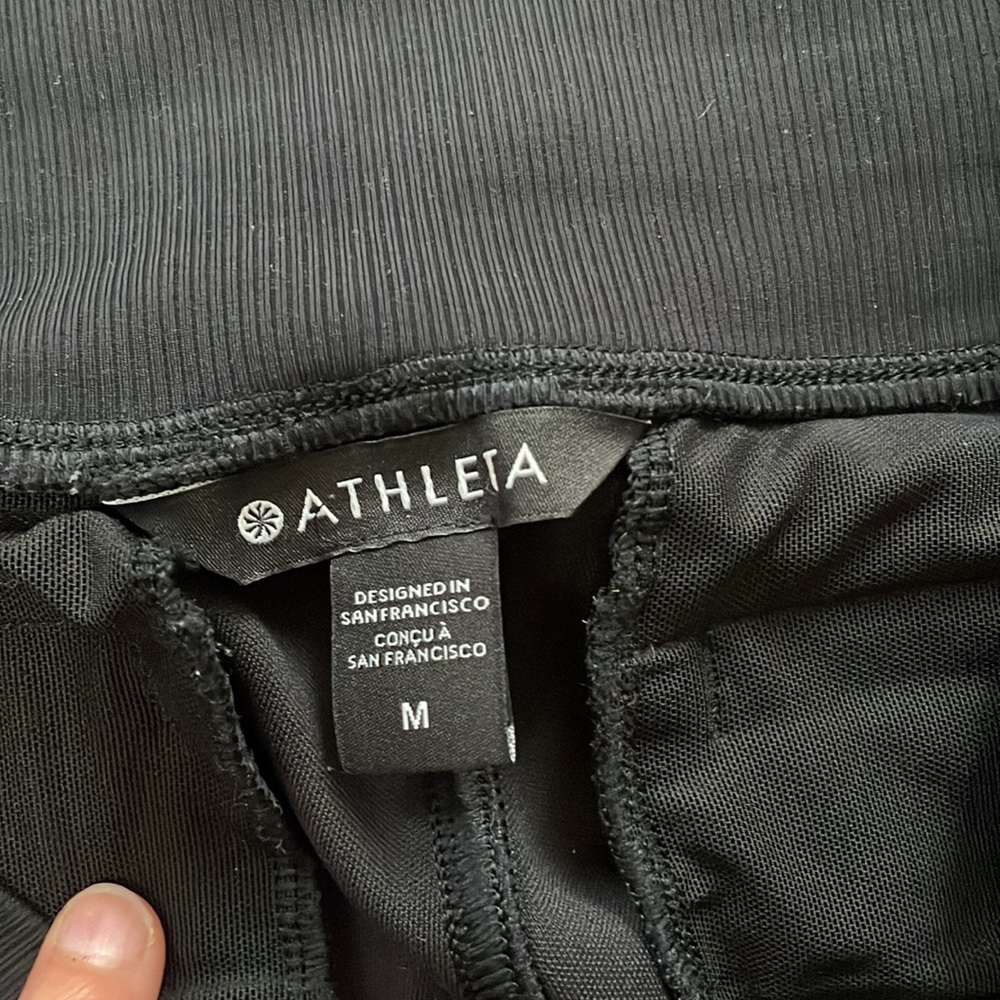 Athleta Black Venice High Rise Black Joggers size Medium - Picture 10 of 16